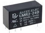 Реле LMR2-24D Реле:електромагнитно; Контакти:DPDT; Uбобина:24V DC; Iком:5A G2R-2-24DC